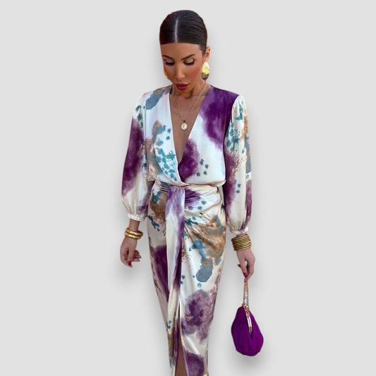 Josephine™ | Raffiniertes V-Front Kleid