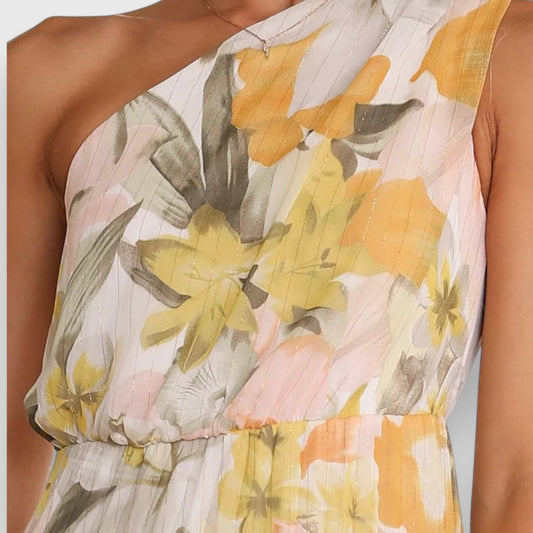 Danika™ | Charmantes Florales Maxikleid