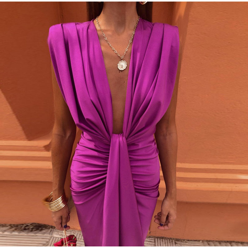 Crocetta™ | Elegantes Kleid mit Ausschnitt