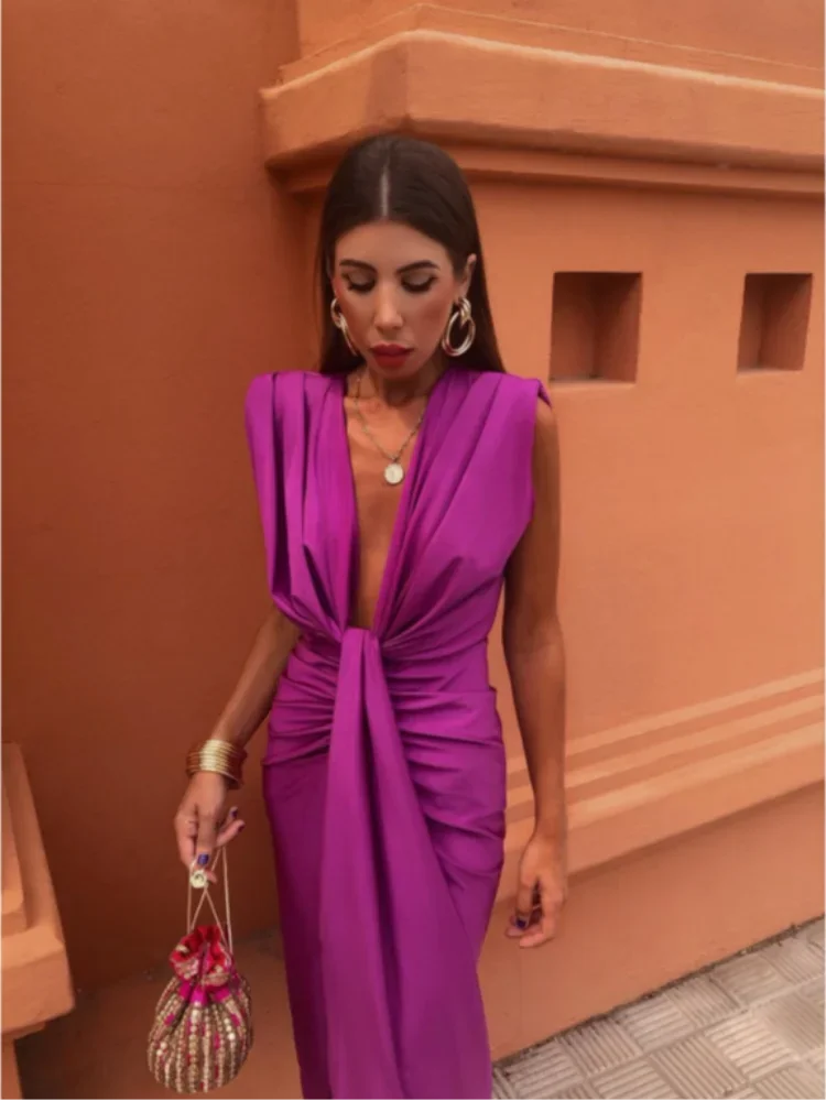 Crocetta™ | Elegantes Kleid mit Ausschnitt