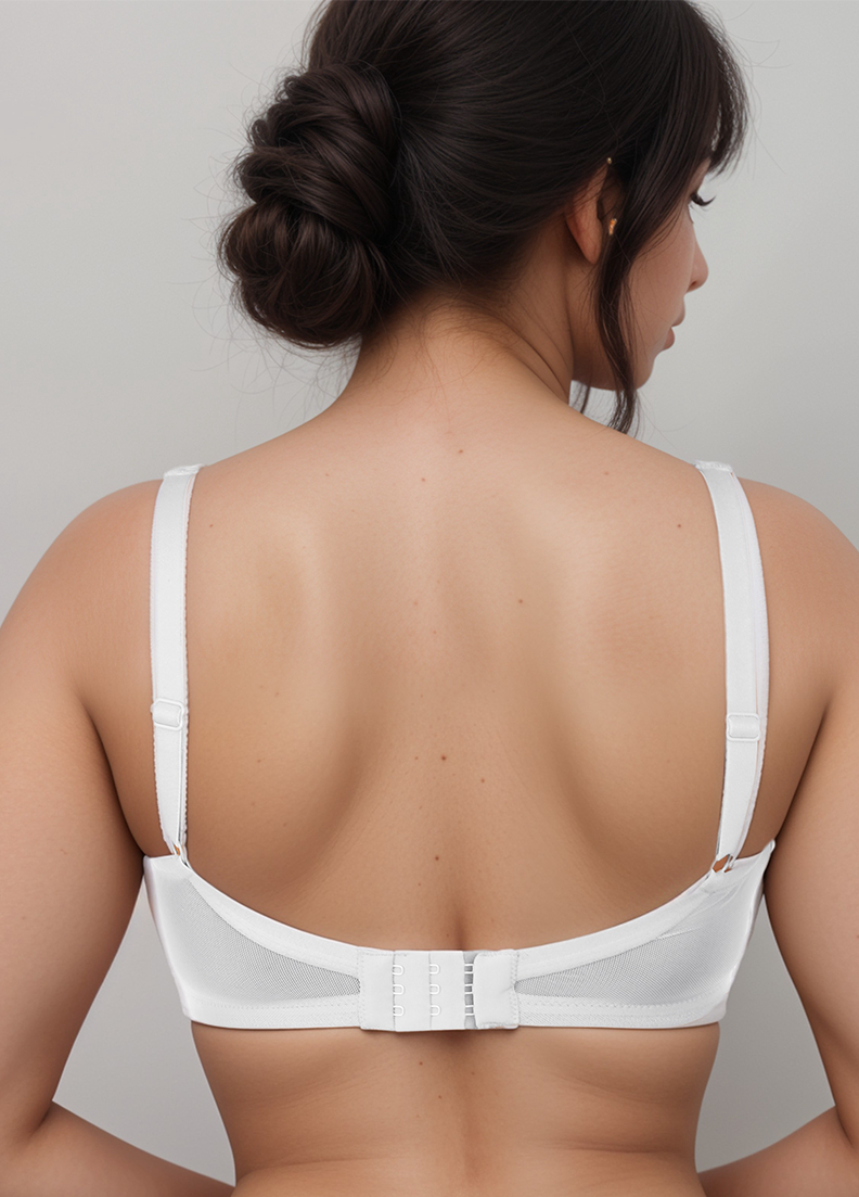 BH mit voller Abdeckung, super Unterstützung, Cut & Sew Cups, Minimizer – Geröstete Mandel