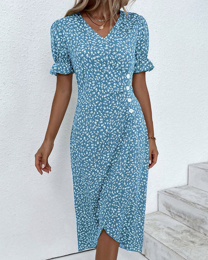 Valkyrie™ | Kleid mit weichen Blüten