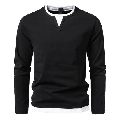 Eden™ | Lässiges Henley-Langarmshirt