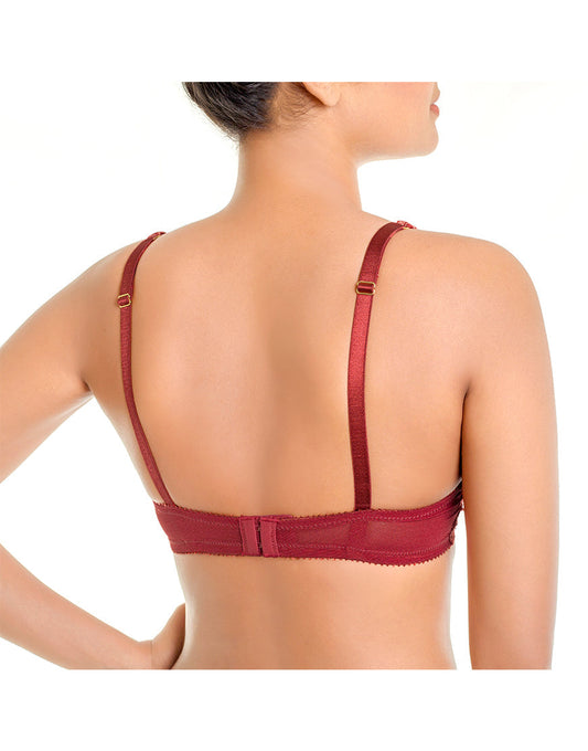 ZEN Serie Level 2 Push-up BH mit Bügel – Merlot
