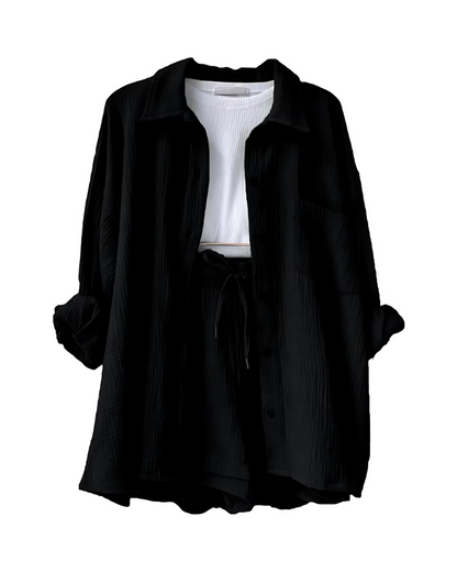 Elowen™ | Strukturierter Button Co-Ord Set