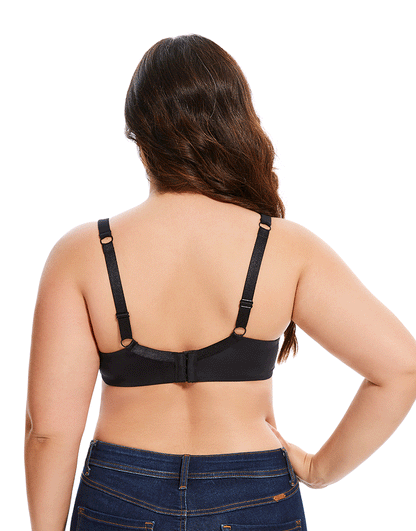 Losha Curvy Leicht gepolsterter T-Shirt BH – Schwarz