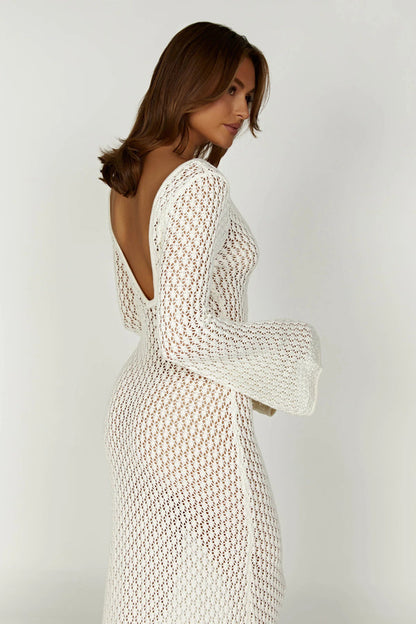 Elani™ | Küstenweißes Kleid