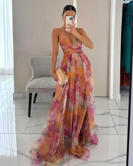 Lunesa™ | Geblümtes Maxikleid
