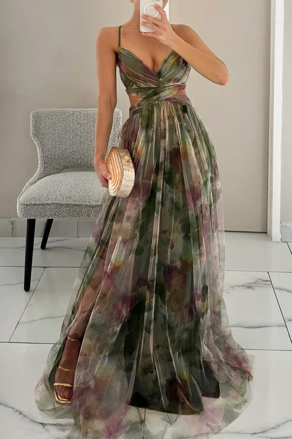 Lunesa™ | Geblümtes Maxikleid