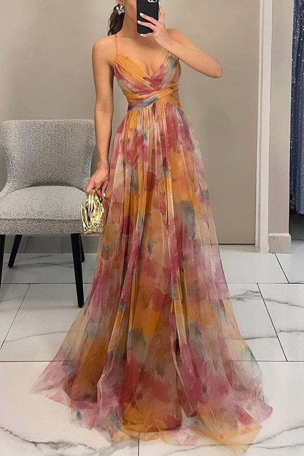 Lunesa™ | Geblümtes Maxikleid