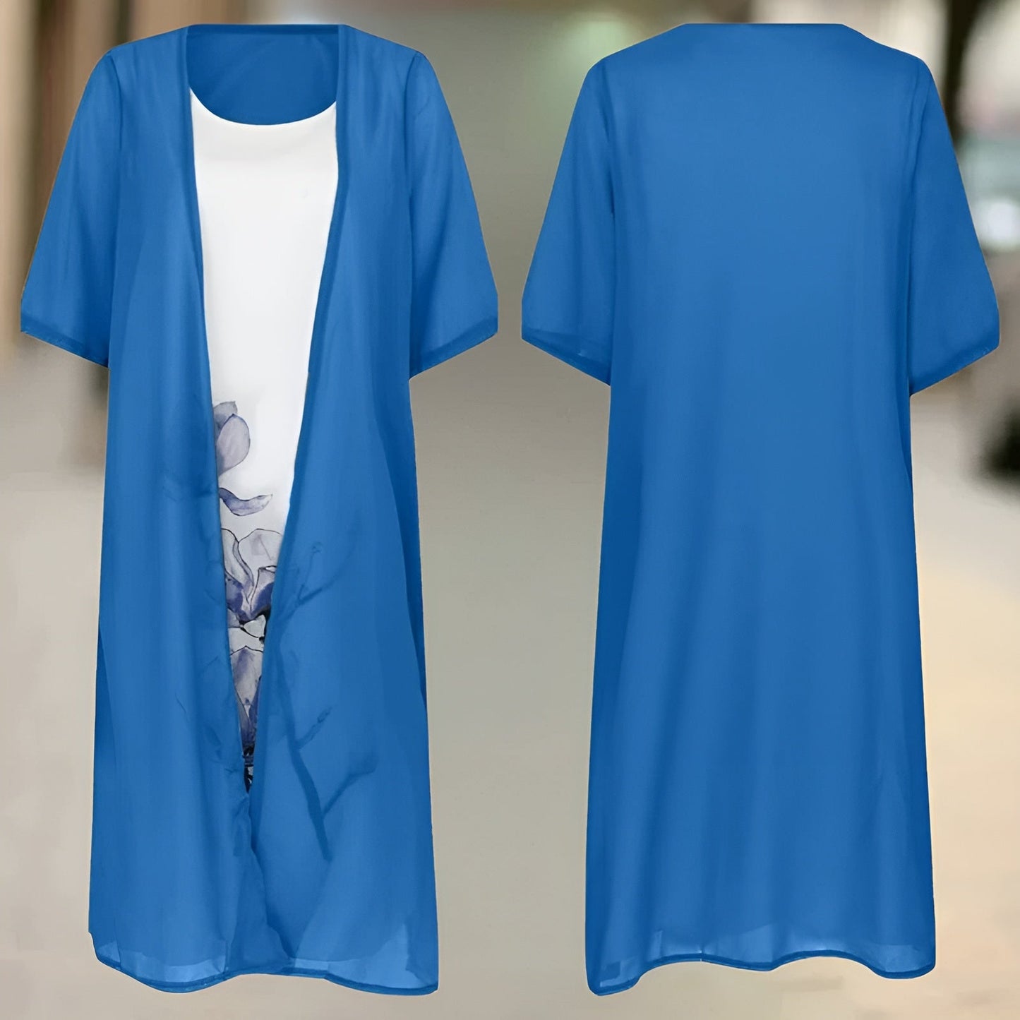 Nova™ | Elegantes Kleid & Cardigan Set