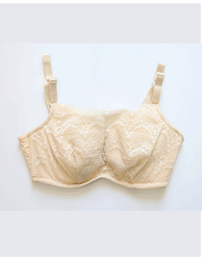 Vollspitzen-BH nach Operation mit Taschen – Beige