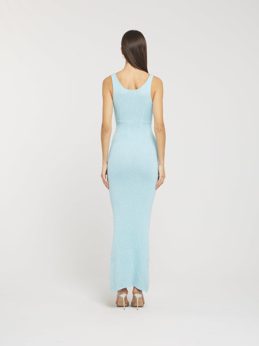 Violet™ | Pailletten-Maxikleid