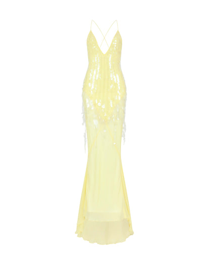 Nisari™ | Blumenkleid mit Halsband
