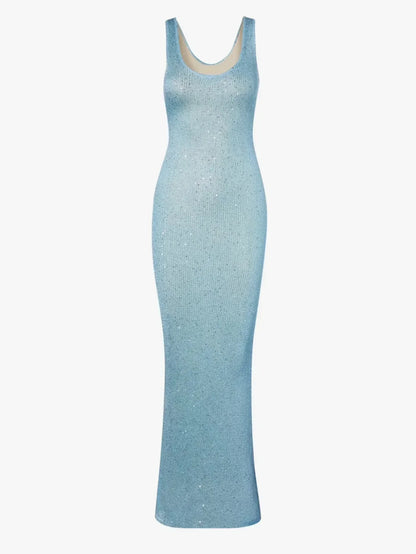 Violet™ | Pailletten-Maxikleid