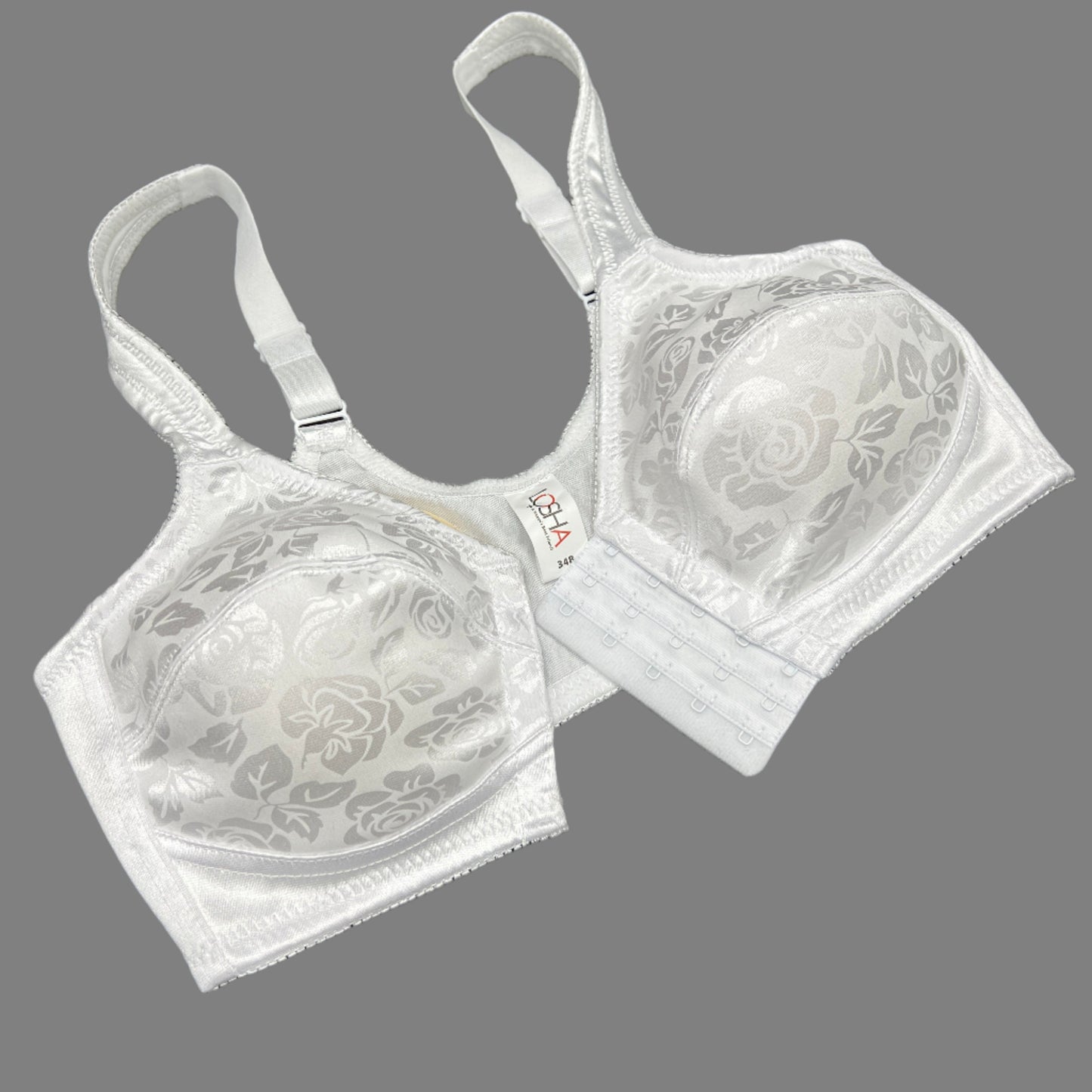 Losha Frontöffnender Minimizer-BH – Weiß