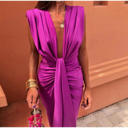 Crocetta™ | Elegantes Kleid mit Ausschnitt