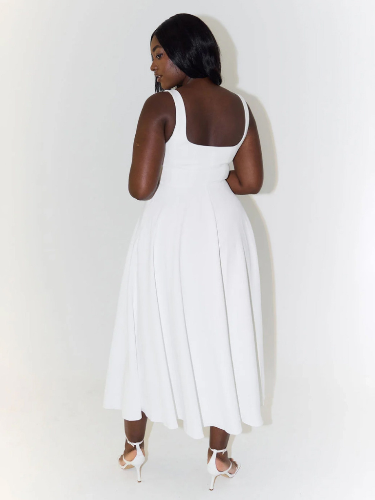 Lucinda™ | Kleid in purpurroter Eleganz