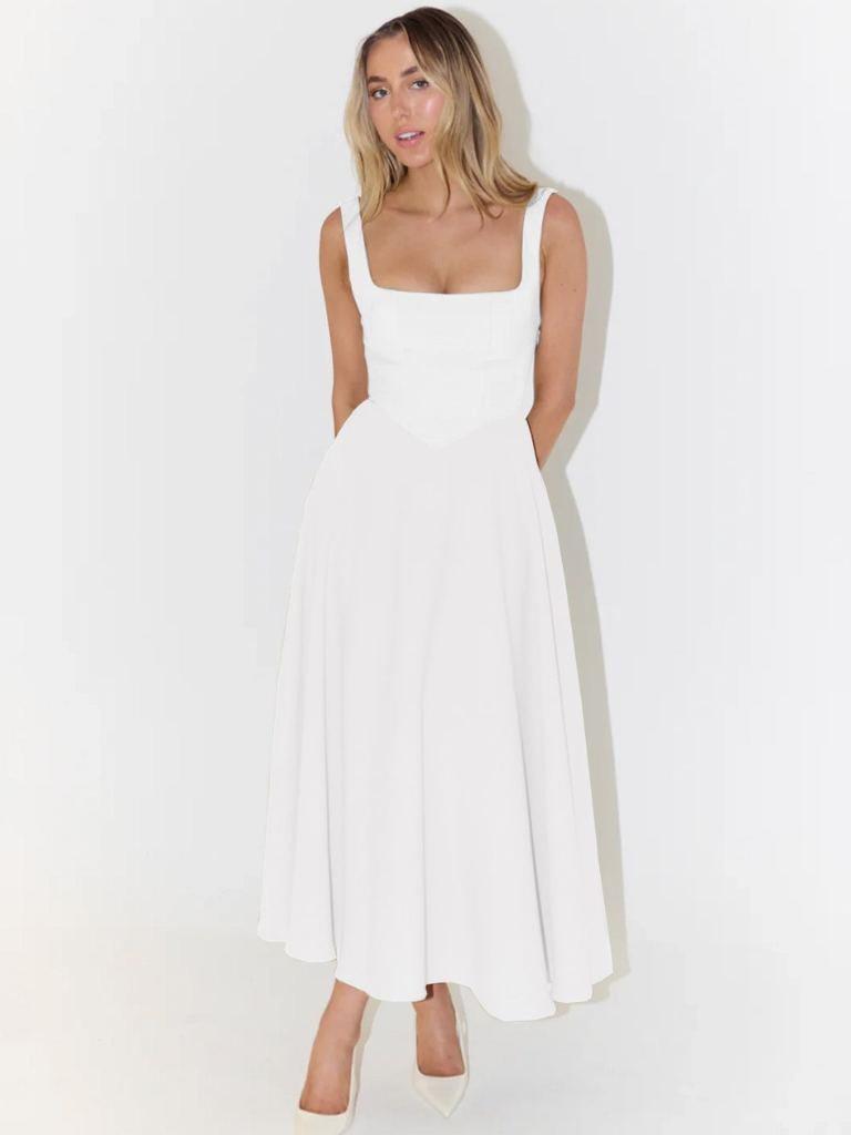Lucinda™ | Kleid in purpurroter Eleganz