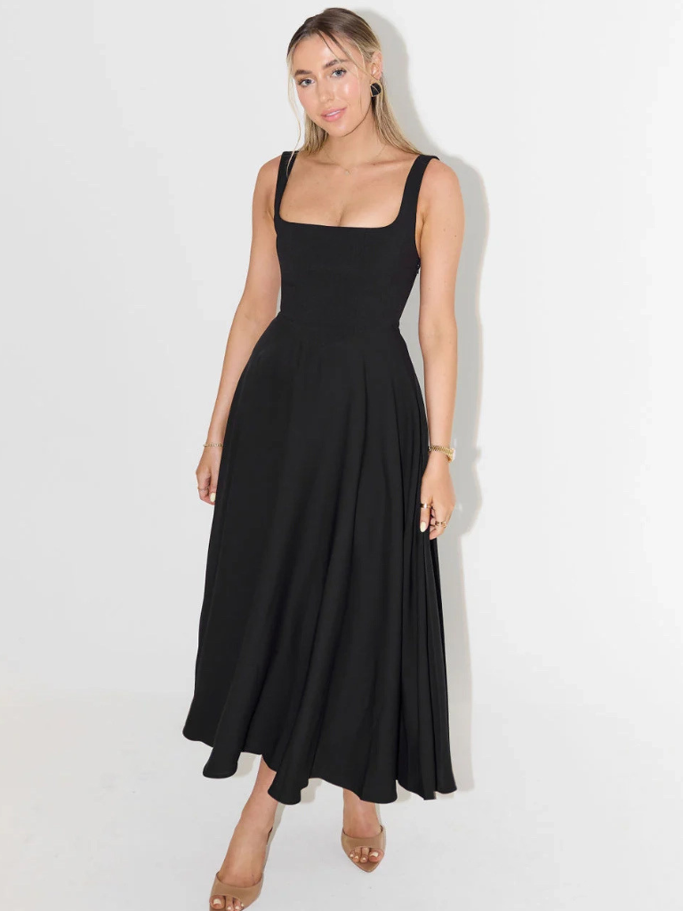Lucinda™ | Kleid in purpurroter Eleganz