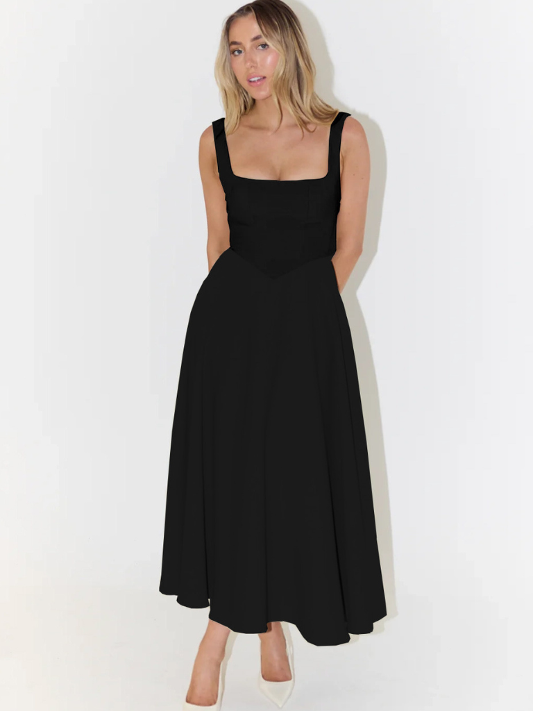Lucinda™ | Kleid in purpurroter Eleganz