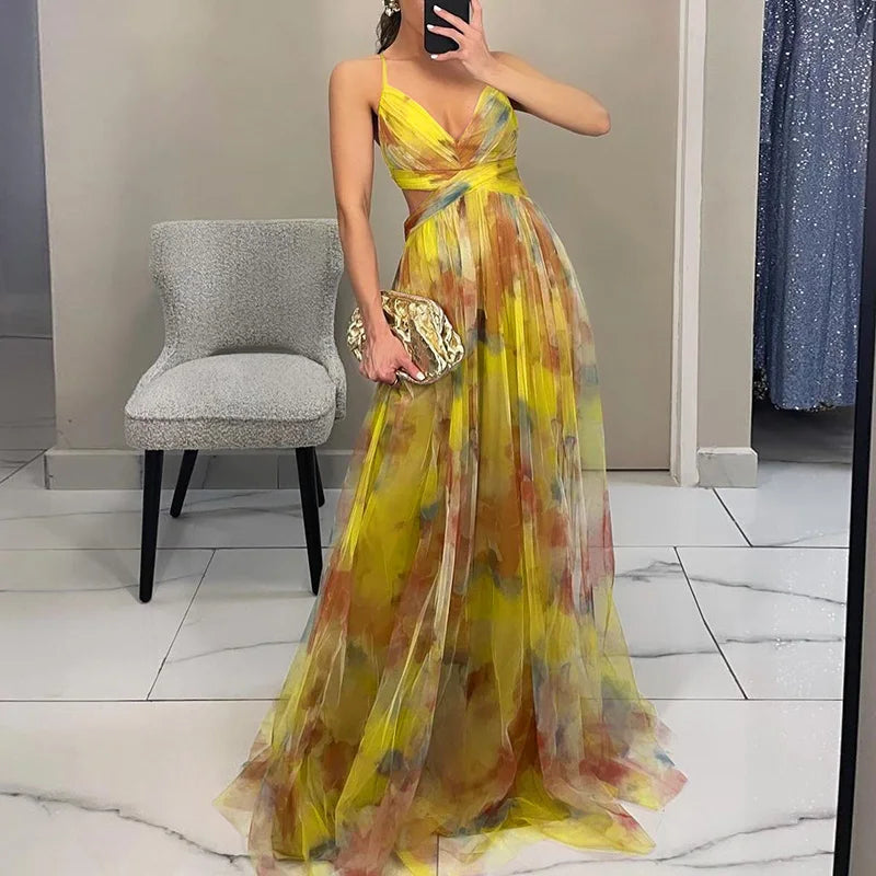 Lunesa™ | Geblümtes Maxikleid