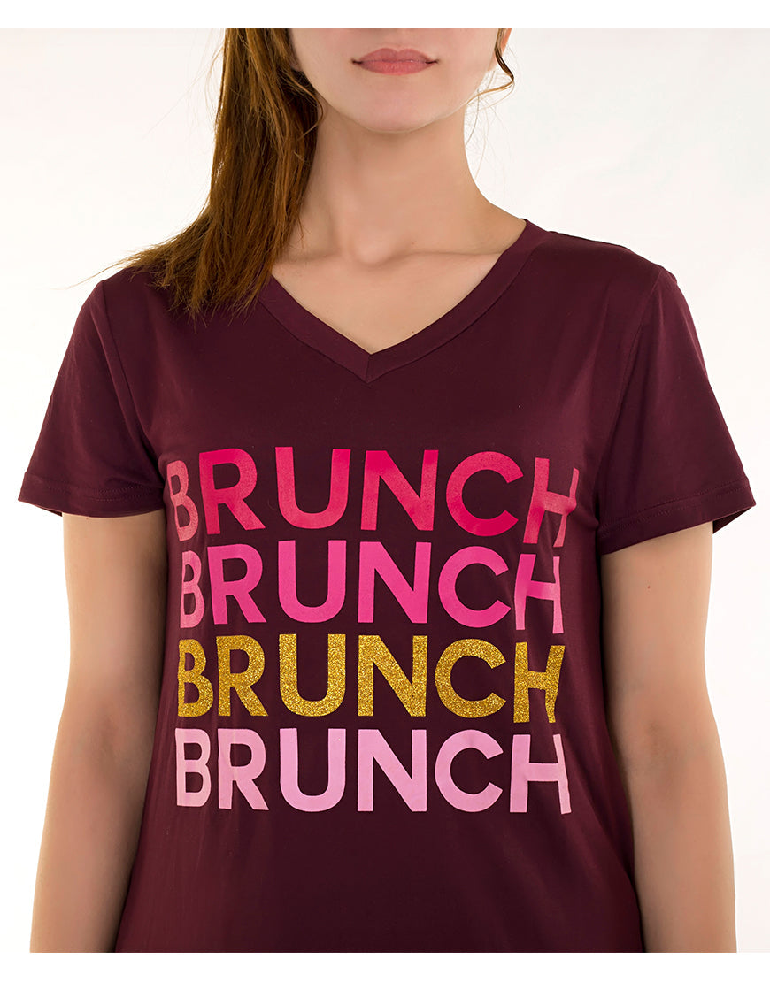 Brunch Schlafshirt – Fig