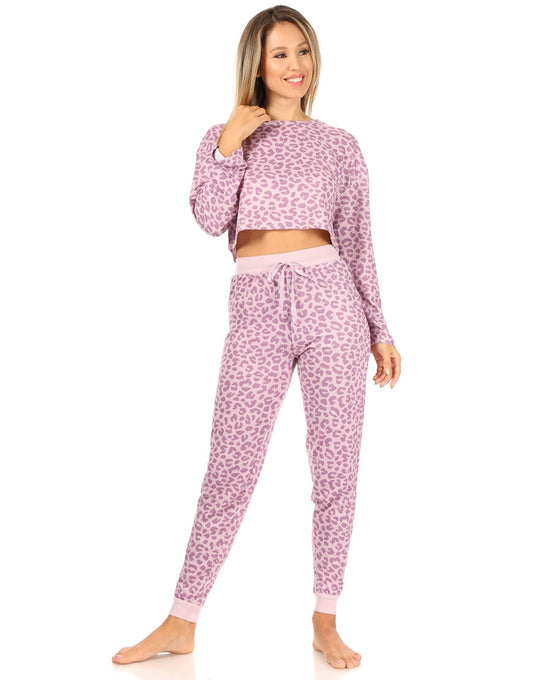 Gekürztes Top mit Jogginghose – Keepsake Flieder