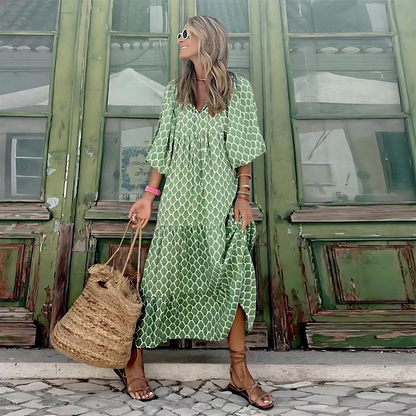 Natalie™ | Frisches Blumen-Saison Kleid