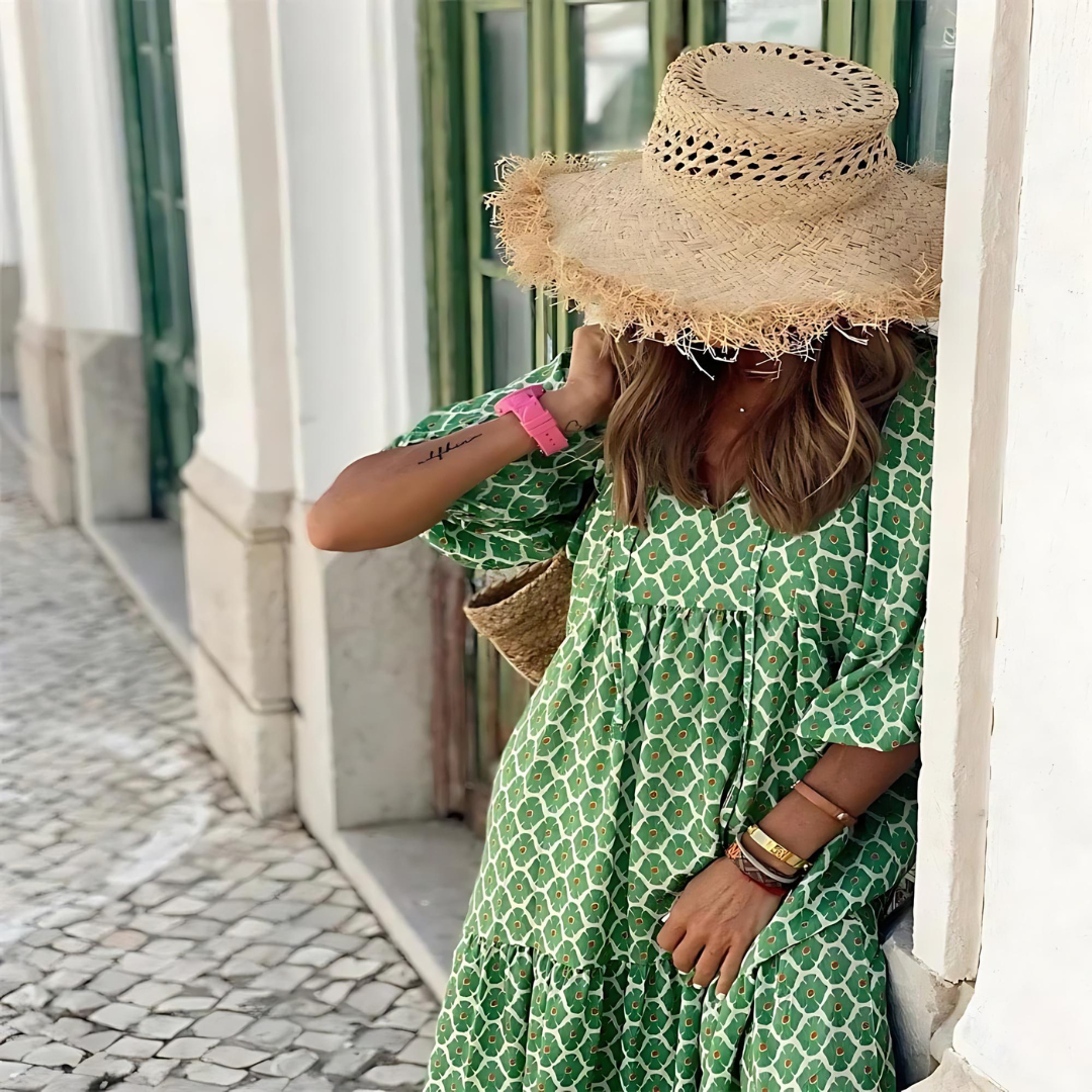 Natalie™ | Frisches Blumen-Saison Kleid