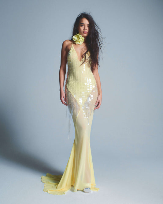 Nisari™ | Blumenkleid mit Halsband