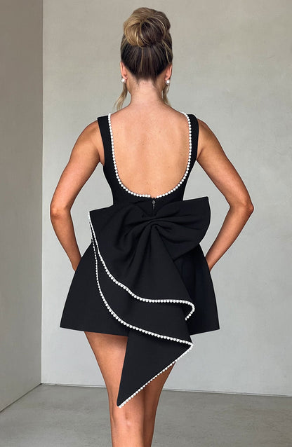 Gliona™ | Kleid mit Perlenbindung