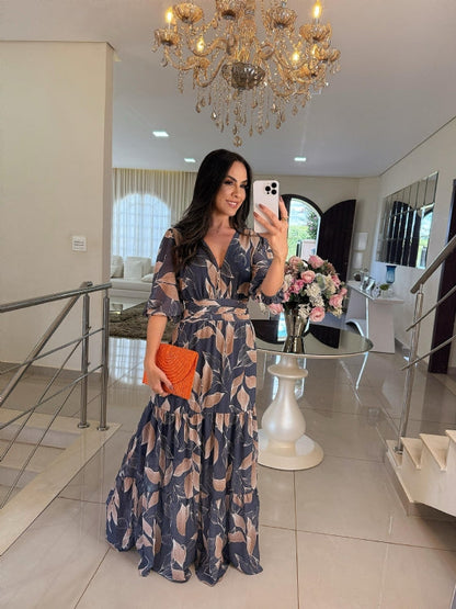 Elodie™ | Kleid Mit Gestreifter Eleganz