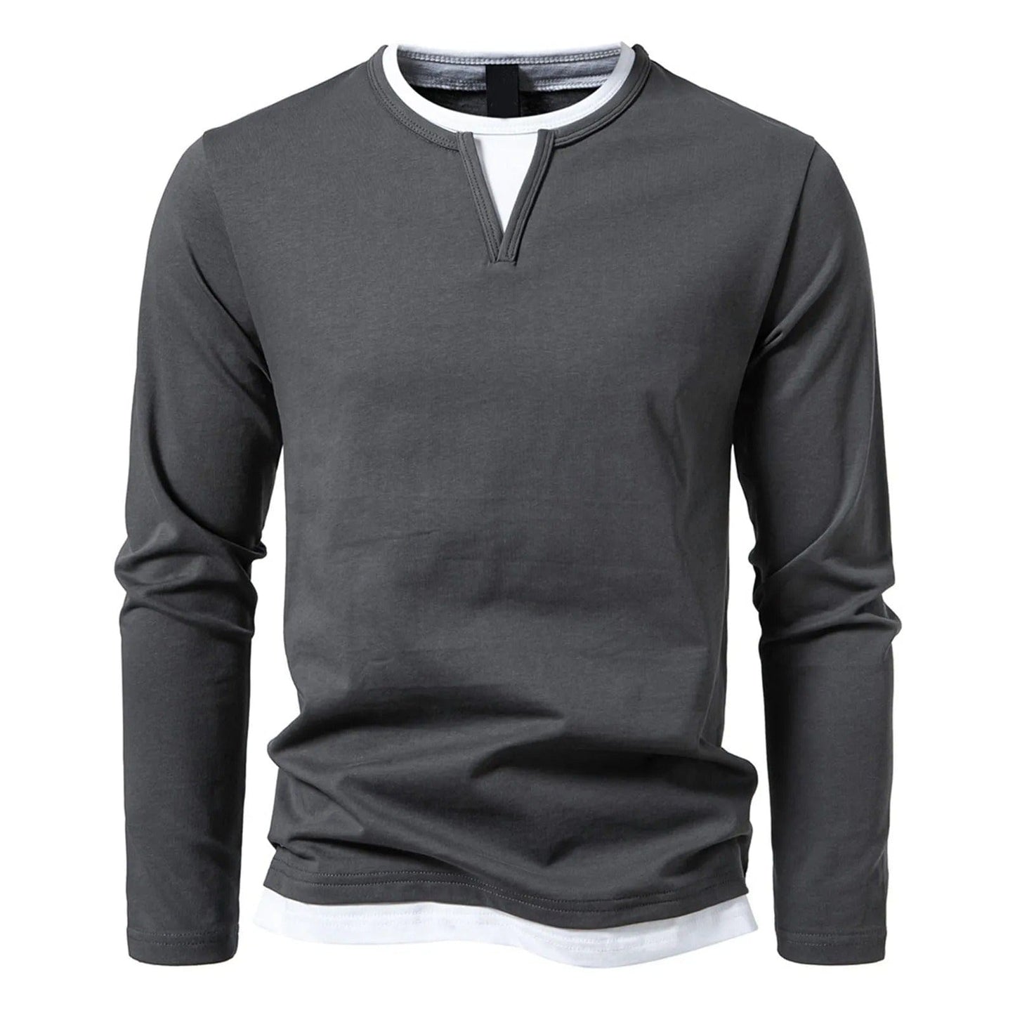 Eden™ | Lässiges Henley-Langarmshirt