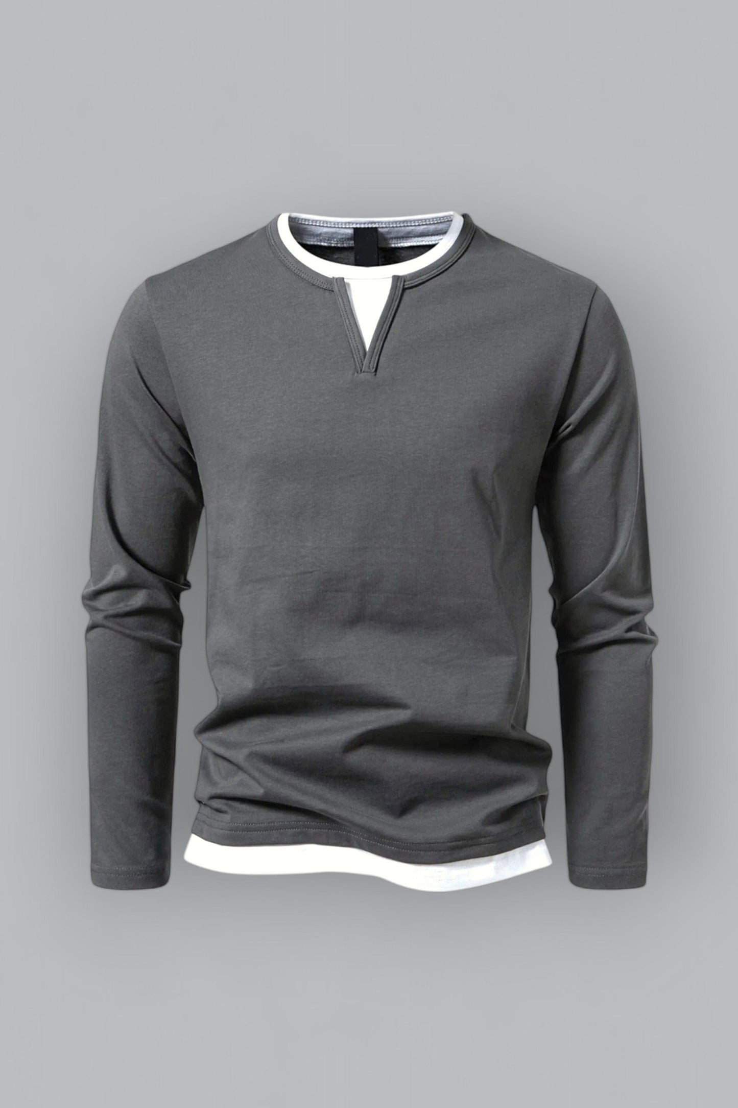 Eden™ | Lässiges Henley-Langarmshirt
