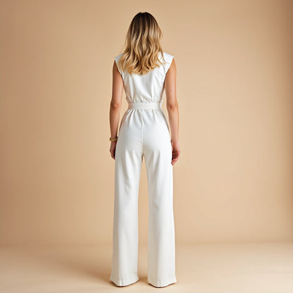 Aurelia™ | Fließender ärmelloser Jumpsuit